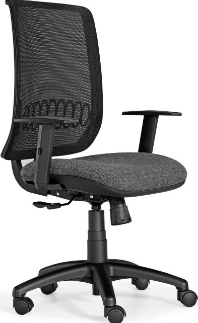 C Cadeira SIMPLEX base normal PVC preto
